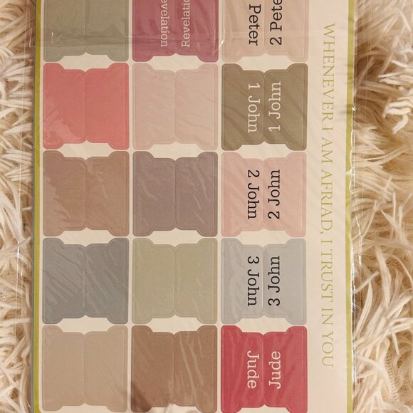 75 Tabs Bible Tabs for Women Men Bible Index Tabs Bible Sticker Tabs Bible Study - Picture 6 of 8